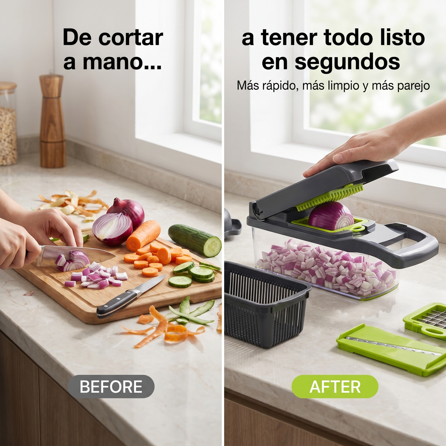 MaisonCut 14 en 1 — Pica, Ralla y Rebana en Segundos