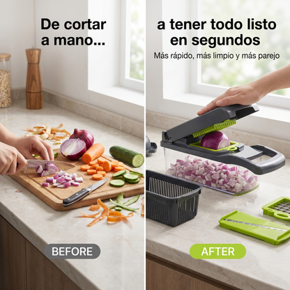 MaisonCut 14 en 1 — Pica, Ralla y Rebana en Segundos